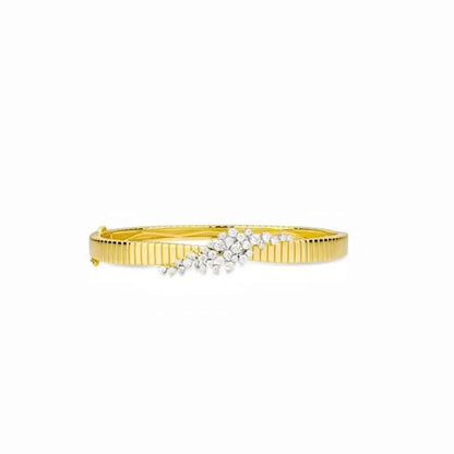 Real gold Plated Sterling Silver Bangle bracelets women jewellery women Original and pure 925 sterling silver bracelets
