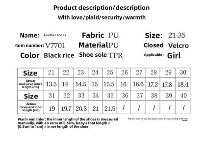 New Girls Princess Shoes Fashion Children's Bow Rhinestone Sequin Kids Shoes Baby Party Student Flat Performance Shoes