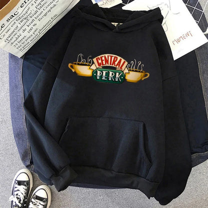 Friends TV Show Hoodies for Women, Funny Cartoon Friends Hoodies, Ullzang Graphic, Vintage Anime Sweatshirt, Female Hoody, 90s