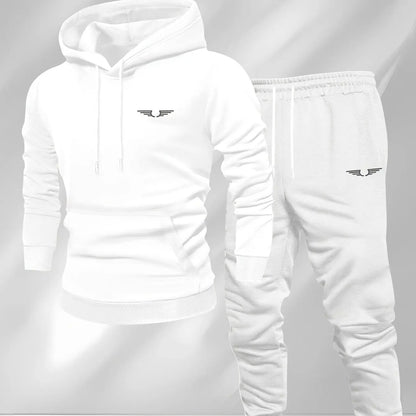 Hooded sweatshirt for men trendy American streetwear style long-sleeved top for men 2025 new autumn stylemen's clothing