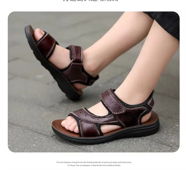 Summer Kids Sandals Soft Non-slip Children Shoes Beach Shoes Boys Casual Outdoor Walking Slippers Comfortable Sneakers