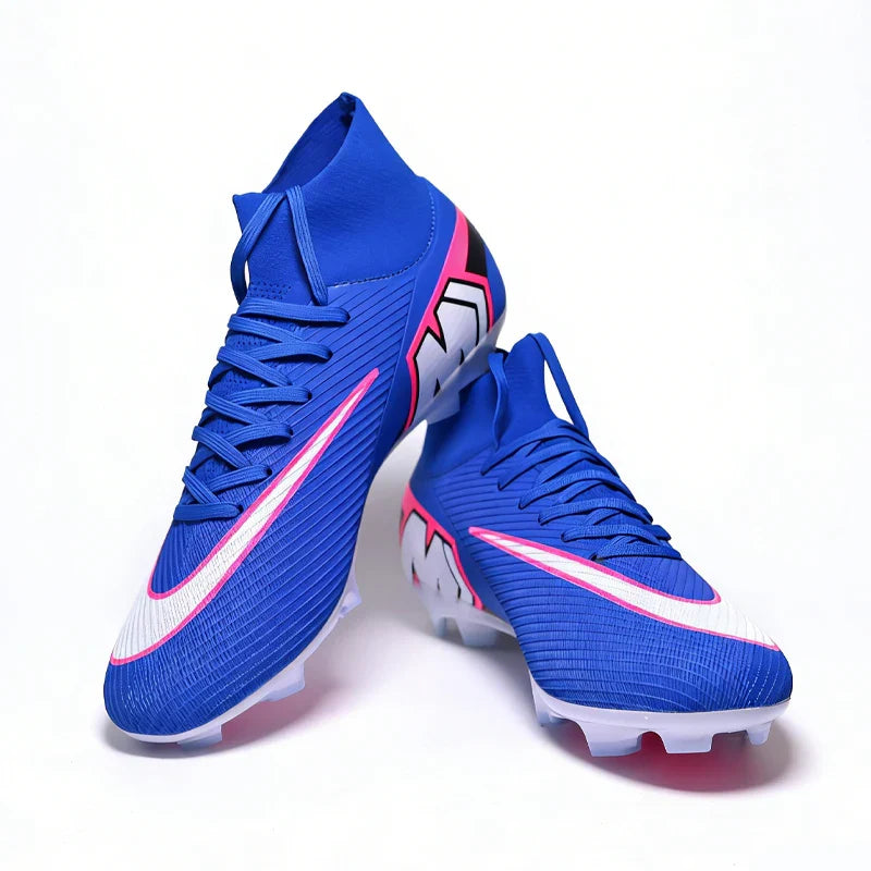 999Y High Quality Mens Soccer Shoes Training Non-Slip Turf Soccer Cleats Boys TF/FG Football Sneakers Chuteira Campo 35-46