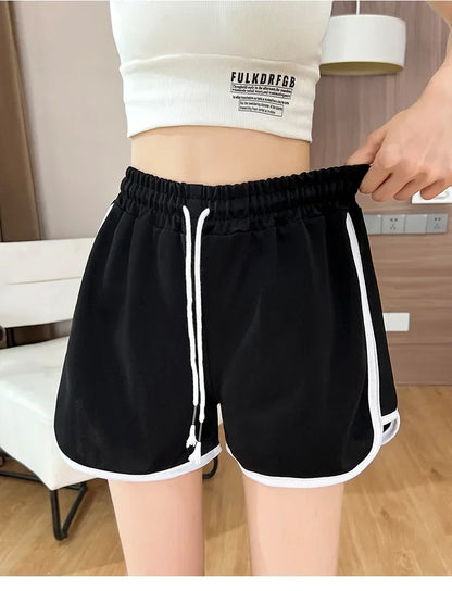 Summer Girl Shorts Streetwear Female Women Fitness Joggers Sports Running Breathable Plus Size Short Pants