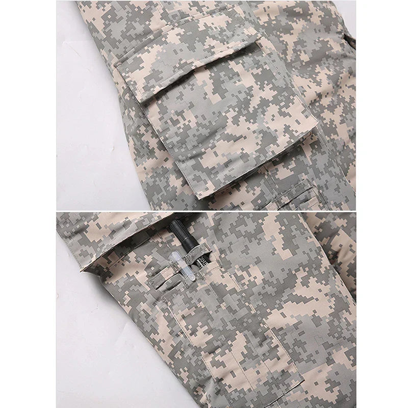 Men Winter Waterproof Thick Cotton Jumpsuit Clothing Outdoor Convenient Sports Camo Jacket Warm Cold Proof Hooded Work Clothes