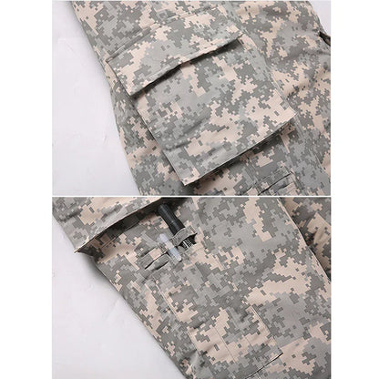 Men Winter Waterproof Thick Cotton Jumpsuit Clothing Outdoor Convenient Sports Camo Jacket Warm Cold Proof Hooded Work Clothes