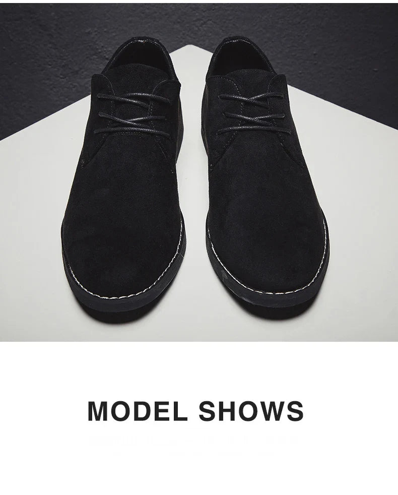 Sapatos Masculinos Derby de Luxo, Sapatos de Couro de Camurça de Alta Qualidade para Homens, Sapatos Casuais de Negócios, Sapatos de Amarrar Masculinos para Festas e Casamentos, Tamanho Grande