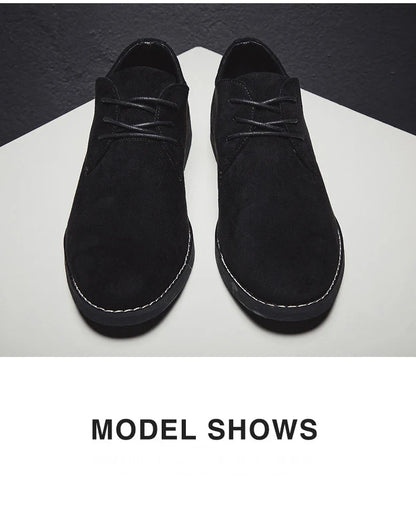 Sapatos Masculinos Derby de Luxo, Sapatos de Couro de Camurça de Alta Qualidade para Homens, Sapatos Casuais de Negócios, Sapatos de Amarrar Masculinos para Festas e Casamentos, Tamanho Grande
