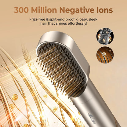 8 in 1 Hair Dryer Brush High Speed Brushless Blow Dryer Negative Ionic Hair Heating Brush Hot Air Styling Comb Auto Hair Curle