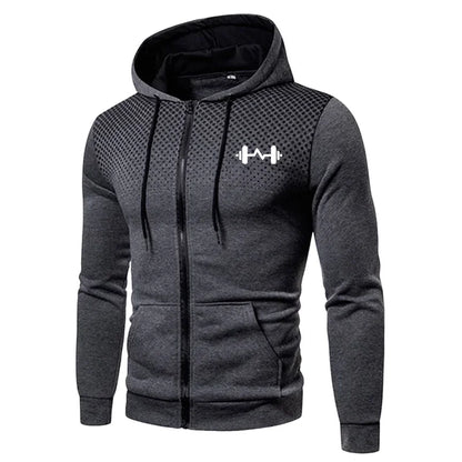 2025 New Arrival Men's Set Hoodie + Sweatpants Autumn Winter Daily Casual Sporty Jogging Suit Zipper Male Sweatshirt Outfit