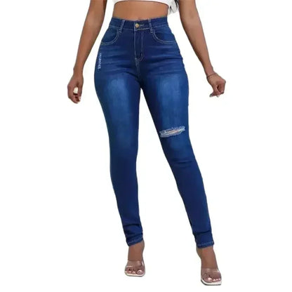 Calça Jeans Feminina Skinny Empina Bumbum Casual