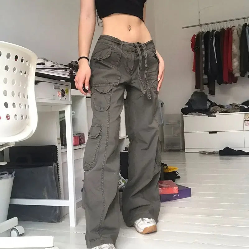 Women's Style Versatile High Waist Workwear Style Denim Pants