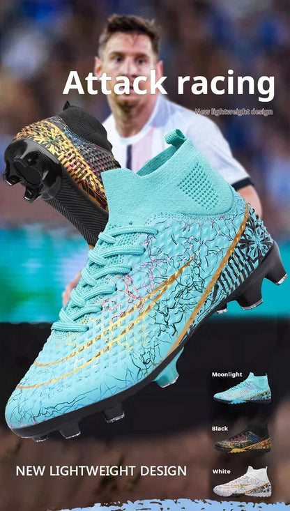 Refreshing Breathable Feet Children's Non-slip Fashion Casual Sports Shoe Youth Soccer Shoes Indoor Outdoor Grass Training Shoes