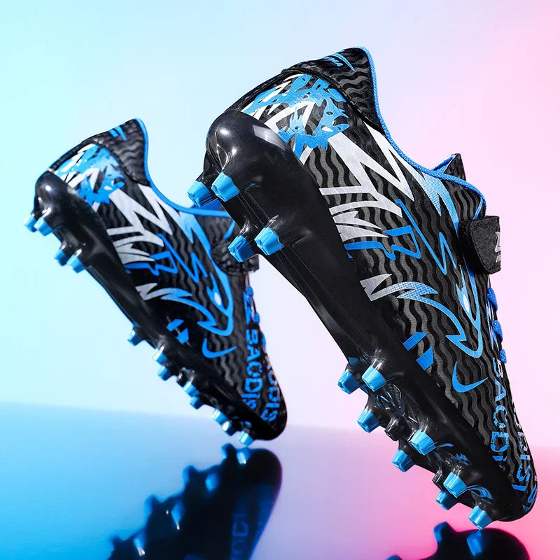 New Men Kids Football Boots Ultralight Professional Boys Match Grass Soccer Shoes Cleats Non-Slip Training Shoes Drop Shipping
