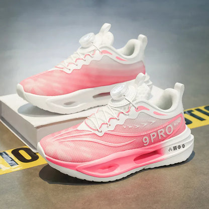 New Cushioning Running Shoes for Childrens Lightweight Sport Shoes Breathable Casual Sneakers Non-Slip Outdoor Boy Girl Training
