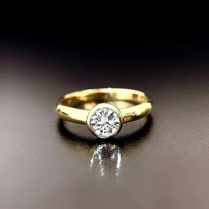 Real 14k Gold Diamond Ring for Women To Join Party Peridot Gemstone Anillos De Wedding Diamante Engagement Jewelry Fine Ring Box