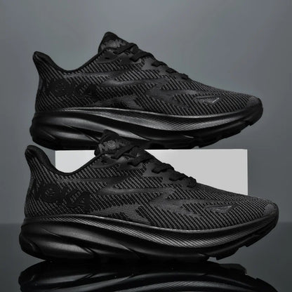 Men's Running Shoes Jogging Cushioning Outdoor Luxury Shoes Trainer Race Breathable Couple Non-Slip Sneakers Mesh Off-road Shoes