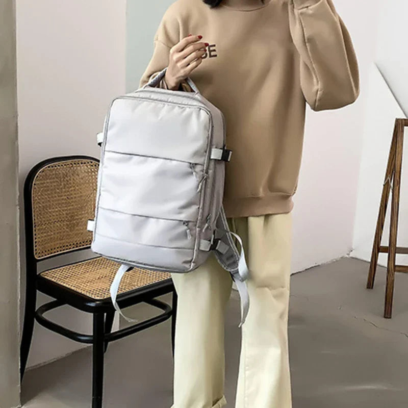 Travel Backpack Women Large Capacity Waterproof Anti-Theft Casual Daypack Bag with Luggage Strap & USB Charging Port Backpacks