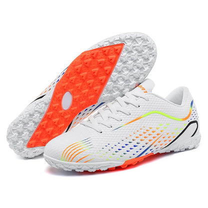 Kids Youth Soccer Shoes Cleats Football Boots Men Non Slip Breathable Lightweight Training Sneakers Boys Children Football Match