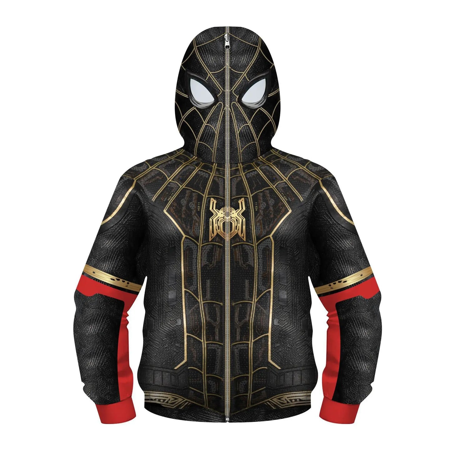 New AnimeSpider Man Iron Man Hoodie Kids Superhero Cosplay Jacket Boys Girls Zipper Star Wars Sweatshirt for Halloween Party