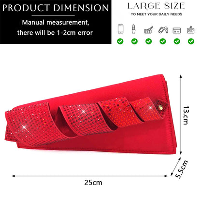 Newest INS Style Peach Color Rhinestone Elegant High Heels Nigeria Popular Design African Ladies Shoes And Bag Set