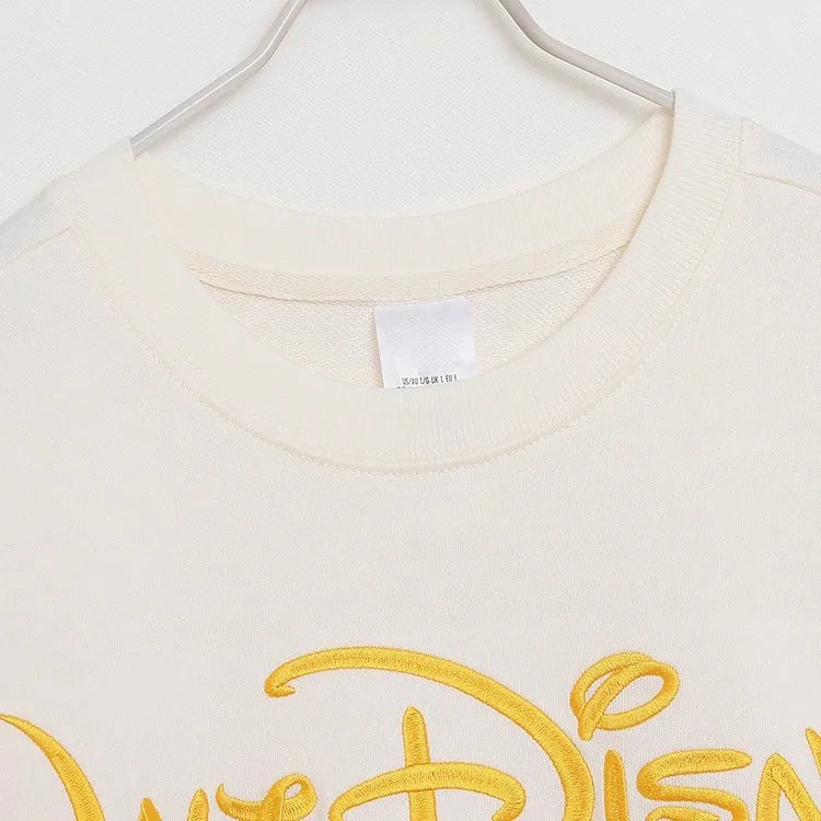 Sweatshirt King of the Jungle Simba Cartoon Print Embroidery Women O-Neck Pullover FleeceJumper Tops