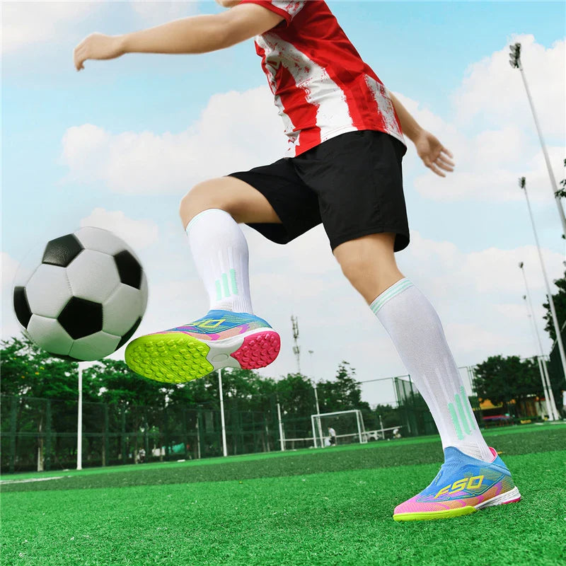 Men's football field boots ultra light grass indoor social training football shoes sports shoes TF/FG football shoes