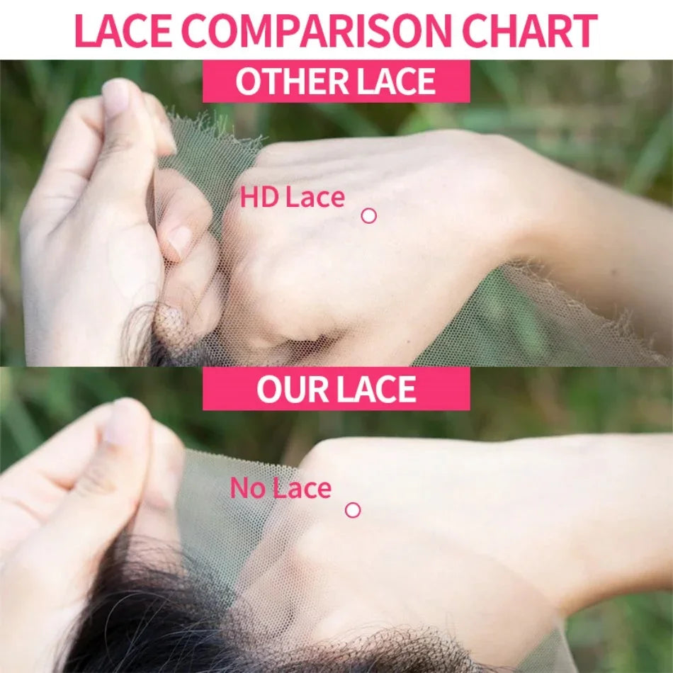 260% Density 13x6 Body Wave Lace Front Wigs Human Hair Pre Plucked 13x4 HD Transparent Lace Frontal Wigs Glueless Human Hair Wig