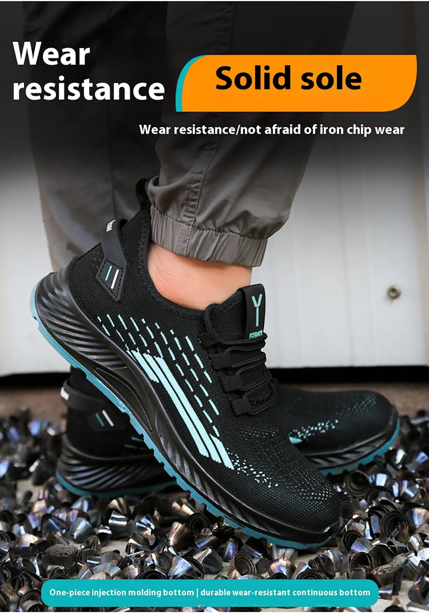 Summer New Breathable Insulated Safety Shoes Anti smashing, Anti piercing, Wear resistant Work Shoes
