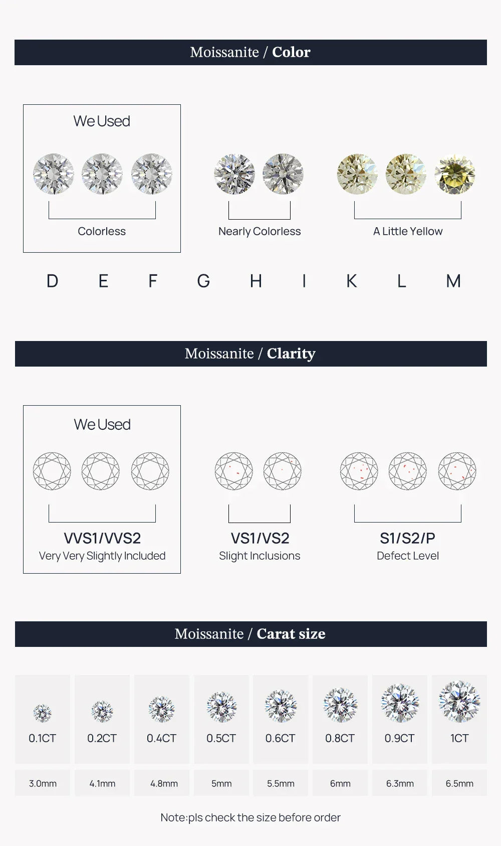 0.5-1.2 Carat D Color Moissanite Ear Stud Earrings For Women 925 Sterling Silver Sparkling Piercing Earring Fine Jewelry