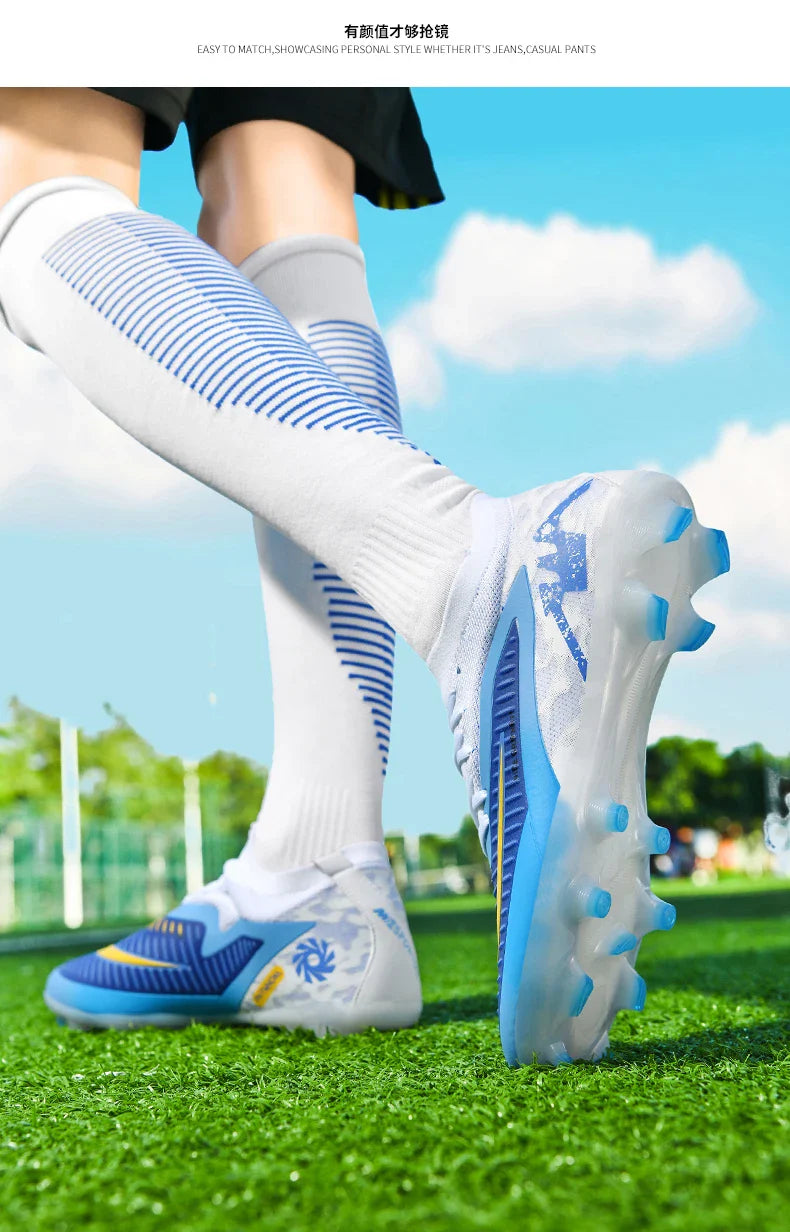 New Men Professional Soccer Shoes Unisex Ultralight Football Boots Training Wholesale Breathable Indoor Futsal Drop Shipping