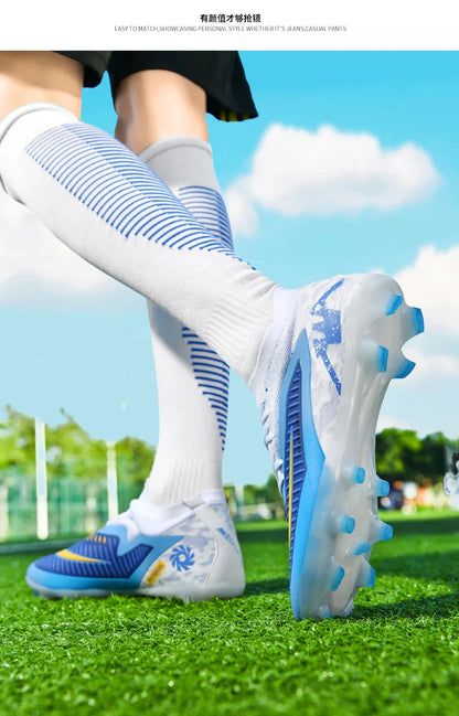 New Men Professional Soccer Shoes Unisex Ultralight Football Boots Training Wholesale Breathable Indoor Futsal Drop Shipping