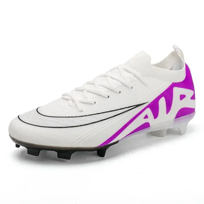 Men Football Boots Non-Slip Grass Training Sport Ultralight Soccer Shoes Unisex Outdoor Sports Shoes Breathable Drop Shipping