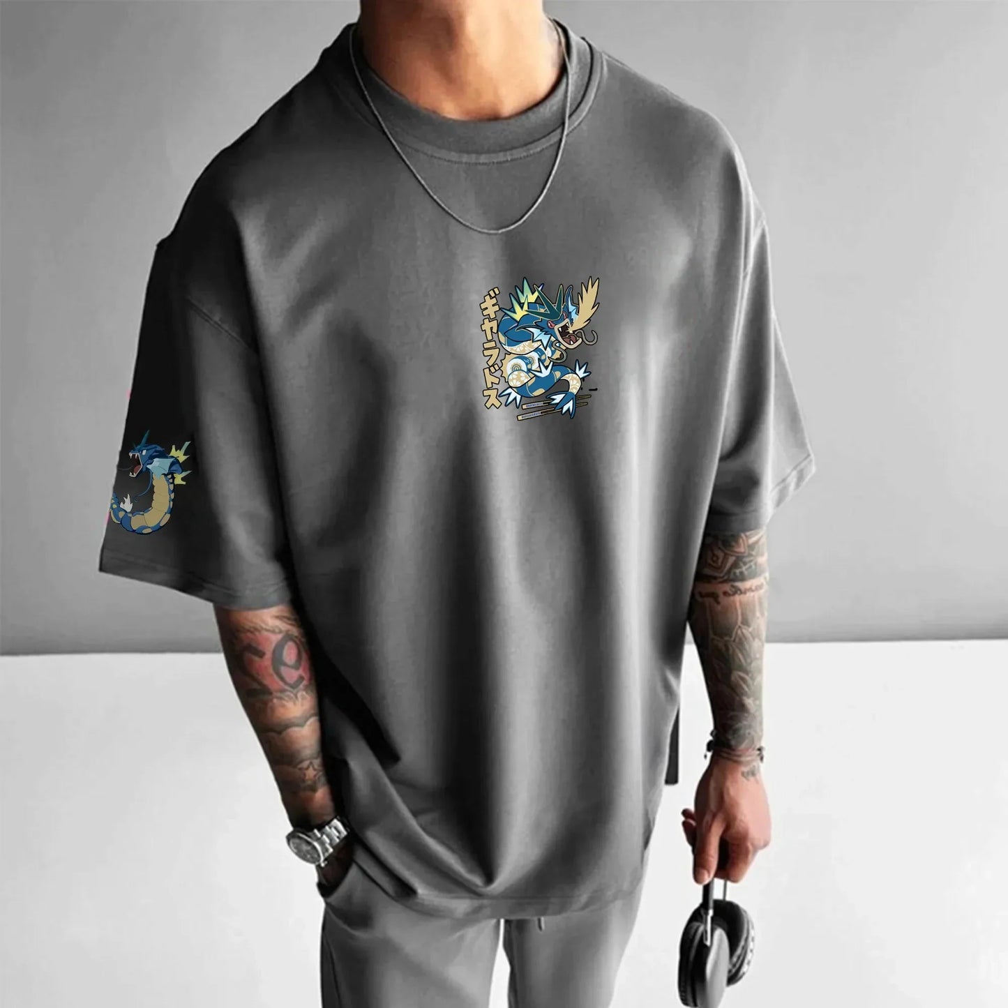 Printing Men's and Women's Summer Fashion Street T-shirt Hoodie Shorts and Sweatpants