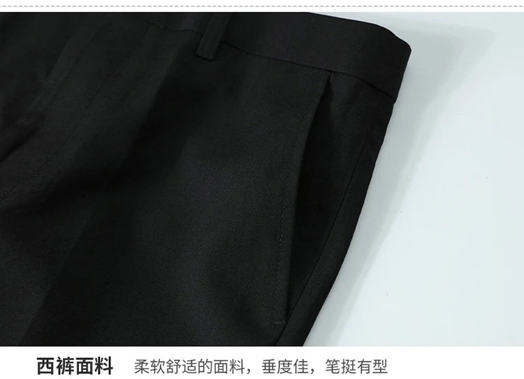 Suit (Blazer+ Vest + Pants) Men's Fashion Gentleman Business Outdoor Standing Collar Gentleman Wedding Work Casual MAO Suit
