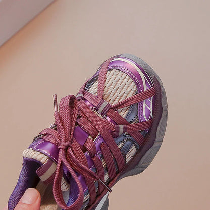 Girl's Sneakers Breathable Versatile Basketball Sneakers for Children Fashion Spring Autumn Kids Causal Boys School Sports Shoes