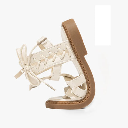 2026 Children Sandals High-top Kids Girls Sandals Baby Sandals High Quality Flat Cut-Outs Beach Sandals