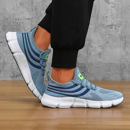 Men Casual Sports Shoes Breathable Lightweight Sneakers Anti-slip Flats Outdoor Running Walking Tenis Athletic Jogging Shoes