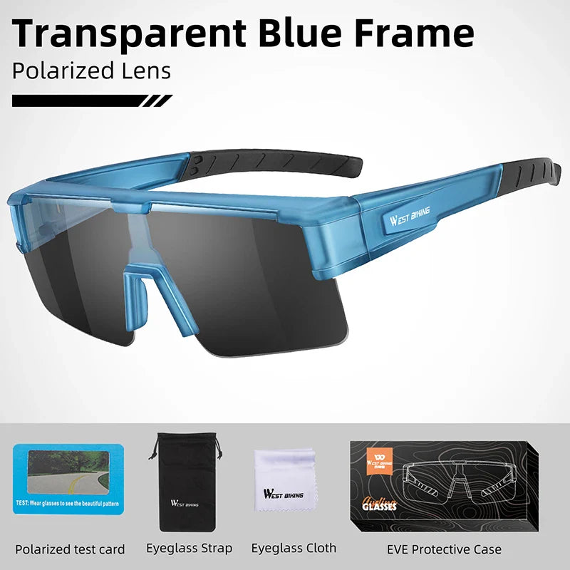 Sunglasses Glasses Men Photochromic Cycling Glasses