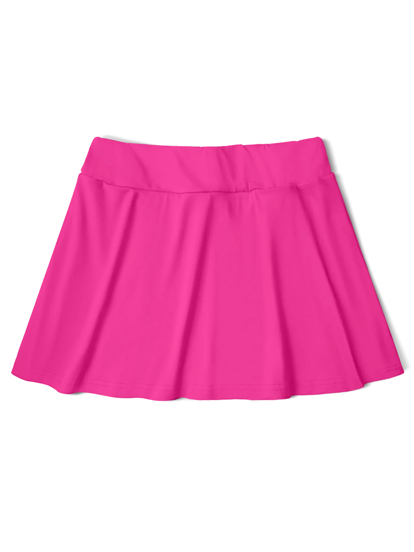 Women's Solid Color Skort  Summer Lightweight High Waisted Slimming Casual Wide Leg Versatile for Work Straight Cut Solid