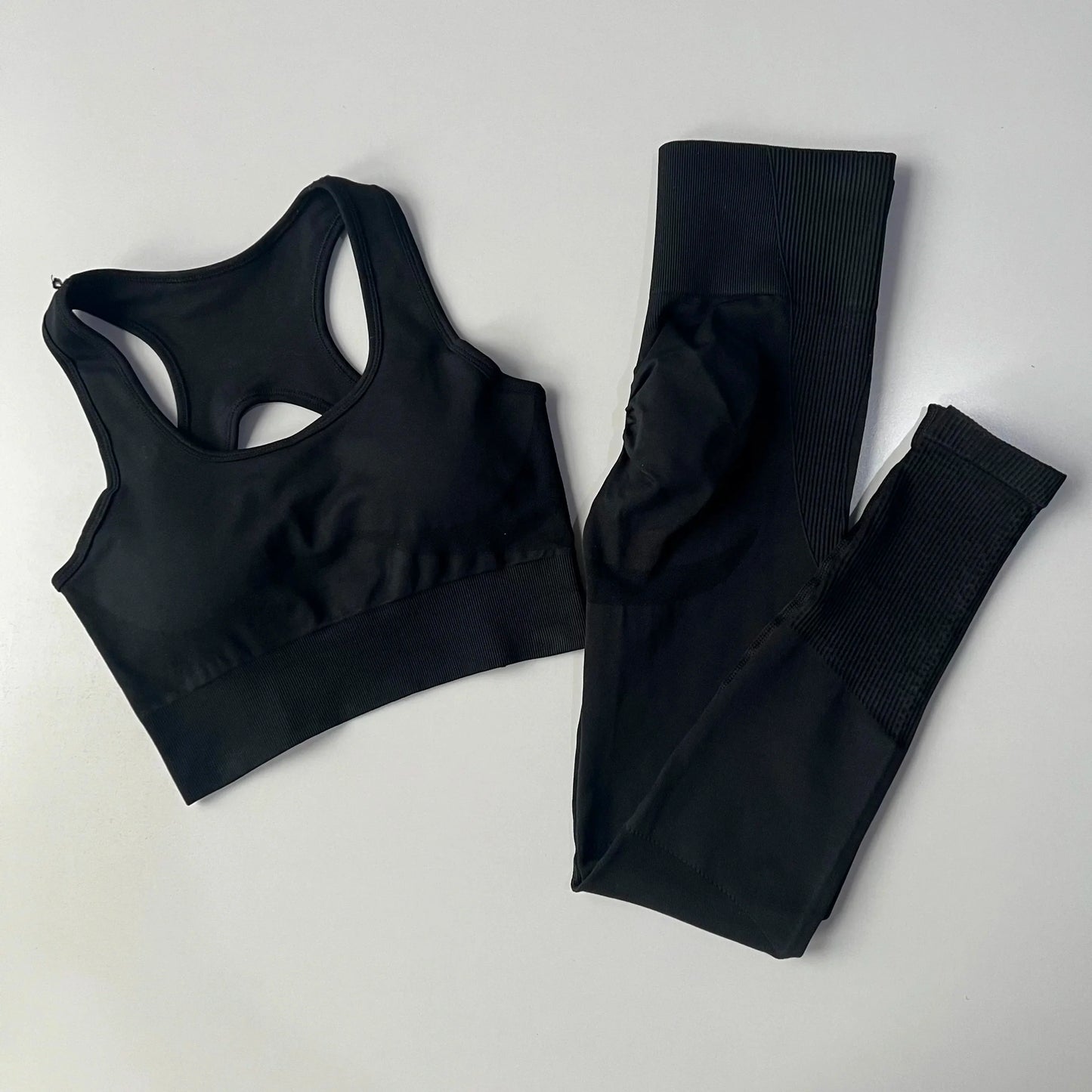 Sexy Back Design Fitness Bra for Women Pilates Shock-Proof Running  Training Tight Sports Pants Yoga Outfit Set