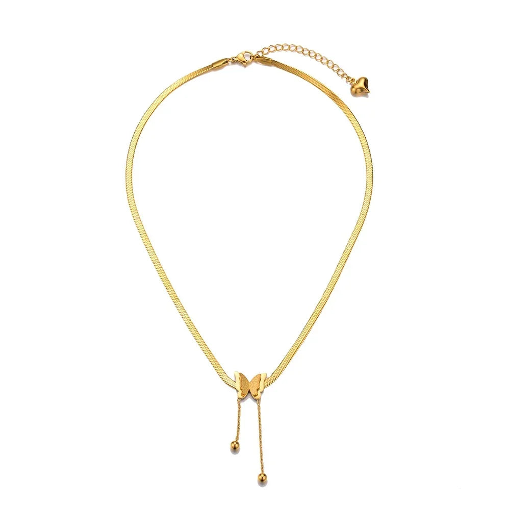 Korean Fashion Sweet Heart Shaped Necklace For Women Crystal Zircon Pendant Clavicle Chain Elegant Romantic Party Gift Jewelry