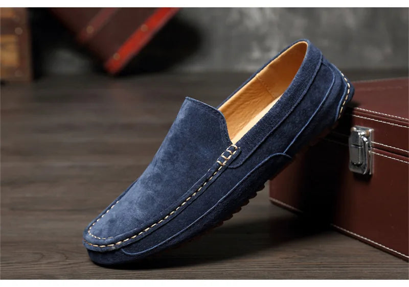 Leather Man Loafers Luxury 2022 Casual Shoes For Men Boat Shoes Handmade Men Slipon Driving Shoes Male Moccasins Zapatos