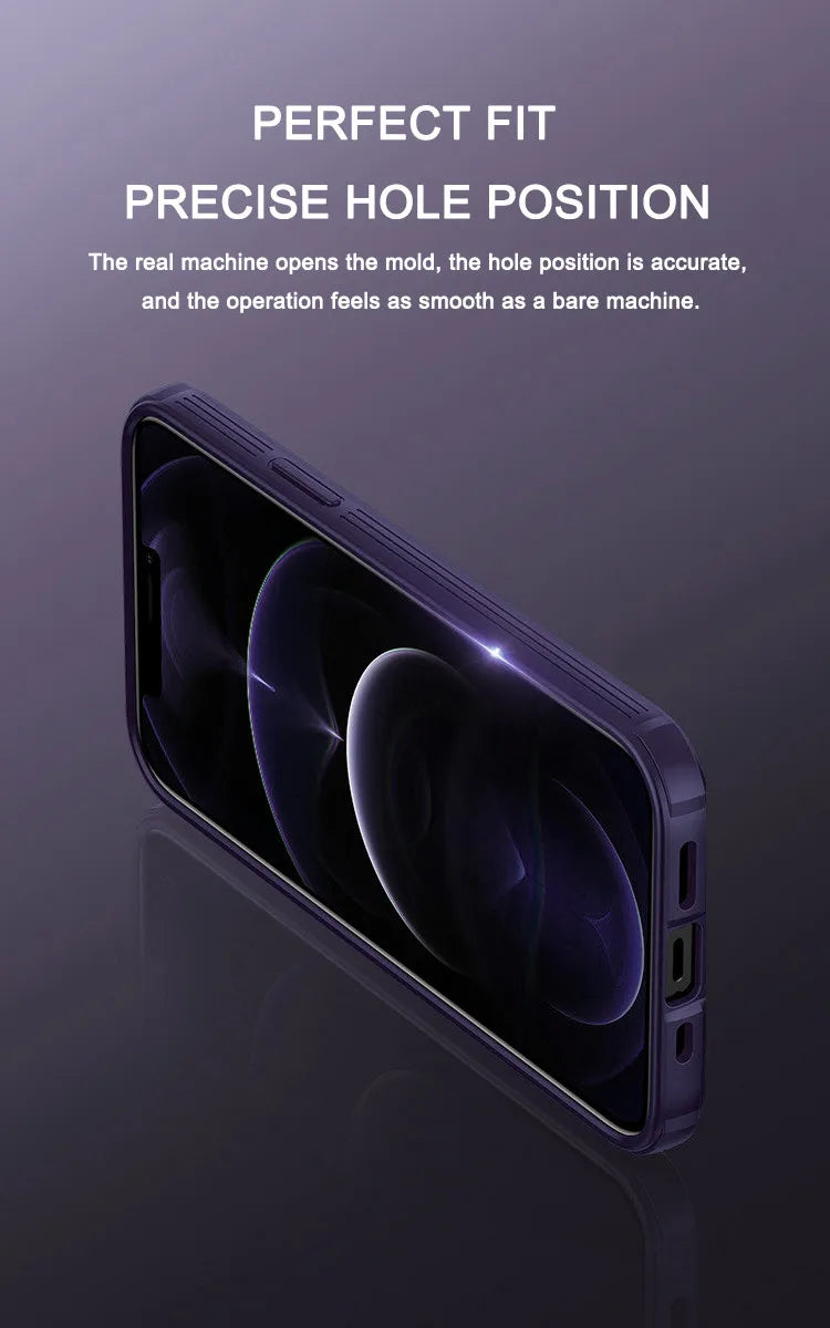 Slide Camera Lens Protection For Magsafe Magnetic Wireless Charging Case For iPhone 13 14 15 16 Pro Max Plus Soft Silicone Cover
