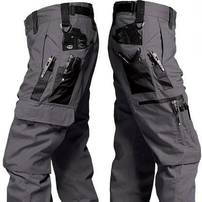 Tactical Pants Men Waterproof Combat Trousers Outdoor Hiking Hunting Clothes Multi-pocket Workwear Wear-resistant Cargo Pants