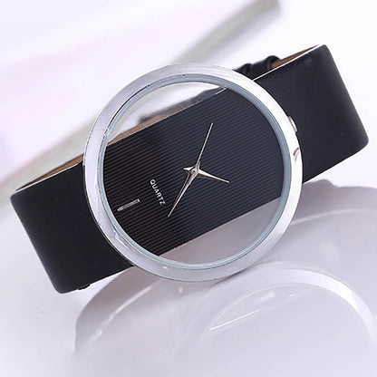 Women'S Simple Quartz Wristwatch Leather Strap Luminous Circular Dial Elegant Ladies Wristwatch Women'S Watch Gift