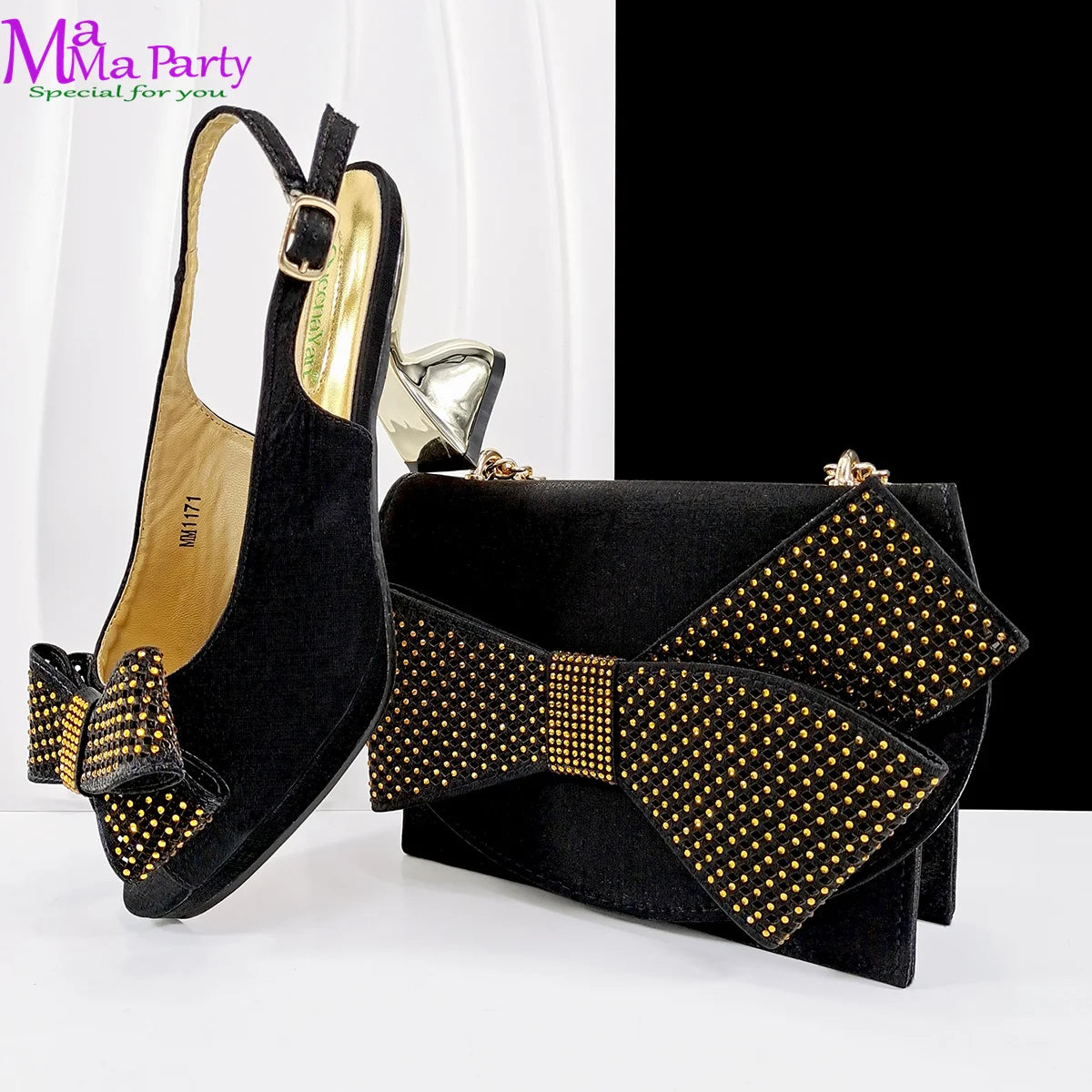 2025 High Quality Fashion New Design Super High Heels in Sky Blue Color Special Mature Italian Women Shoes and Bag Set