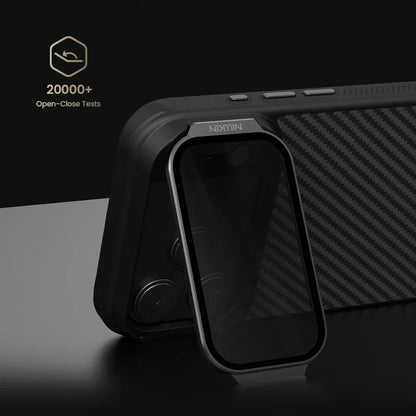 For iPhone 17 Pro Max / 17 Pro case CarboProp Fiber Magnetic Adapt Translucent Black Camera Cover Lens Back Cover Protection