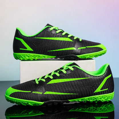 New Outdoor Men Soccer Shoes Adult Cleats Long Spikes Football Boots Training Sport Footwear Sneakers Non Slip Training Unisex