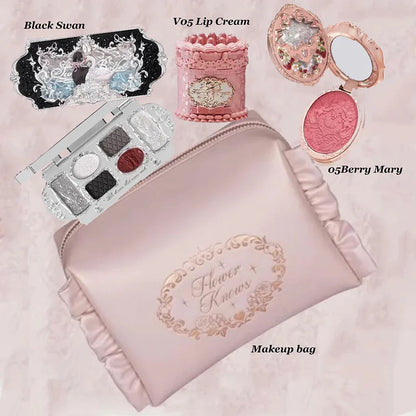 Makeup Set Box Full Swan Bear Garden Collection Embossed Blush Shine Lipstick Kit Foundation  All in Maquiagem Kit