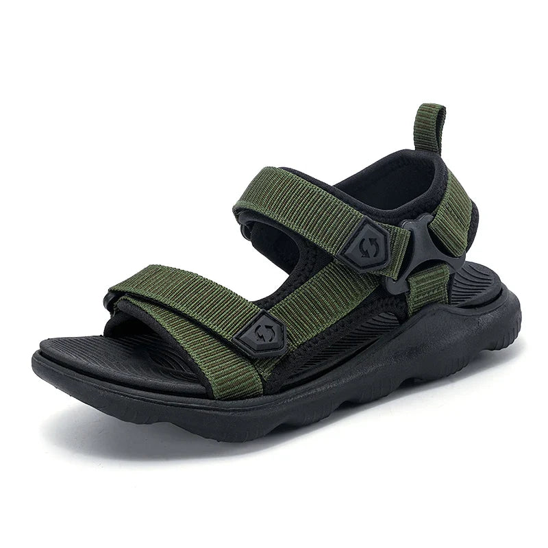 Boys Sports Sandals Soft Rubber Sole Non Slip Lightweight Breathable Kids Summer Outdoor Beach Running Casual Shoes 30-38